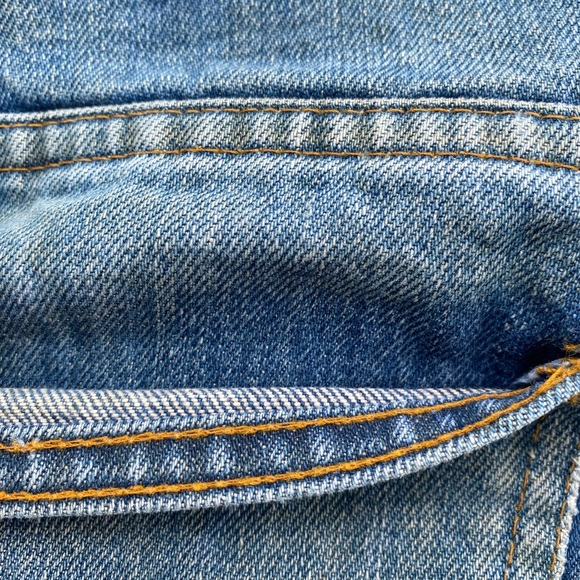 VTG 70s Levi’s Big E Orange Tab Bell Bottom Jeans Men’s 32x29 Distressed - Picture 13 of 13